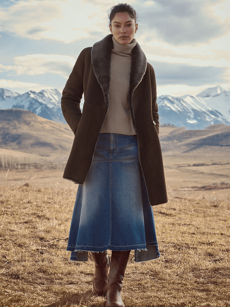 Nicole Sheepskin Coat - Prioka