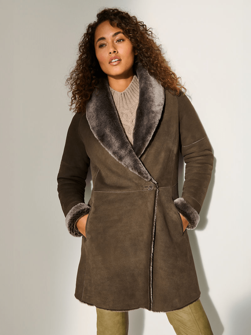 Nicole Sheepskin Coat - Prioka