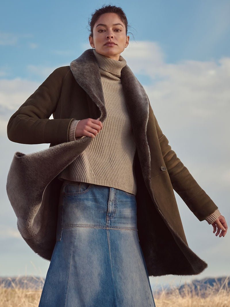 Nicole Sheepskin Coat - Prioka