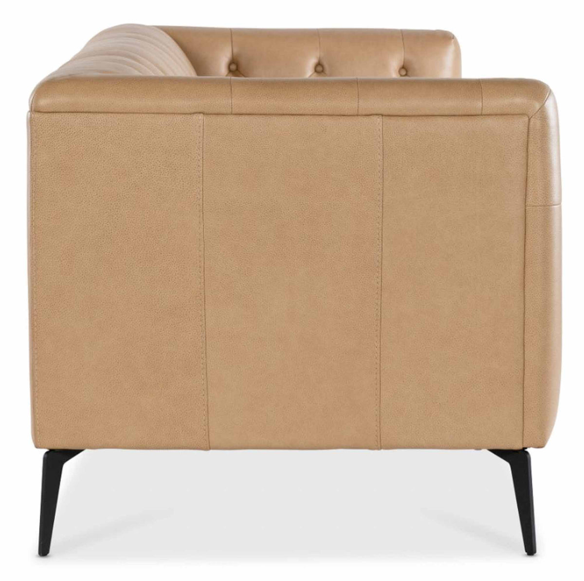 Nicolla Leather Sofa Light Brown - Prioka
