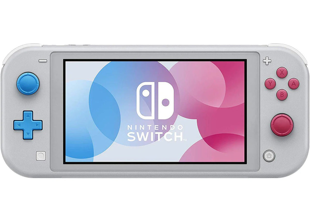 Nintendo Switch Lite Zacian and Zamazenta Pokemon Edition Gray - US Charger (HDHSGBZAA) - Prioka
