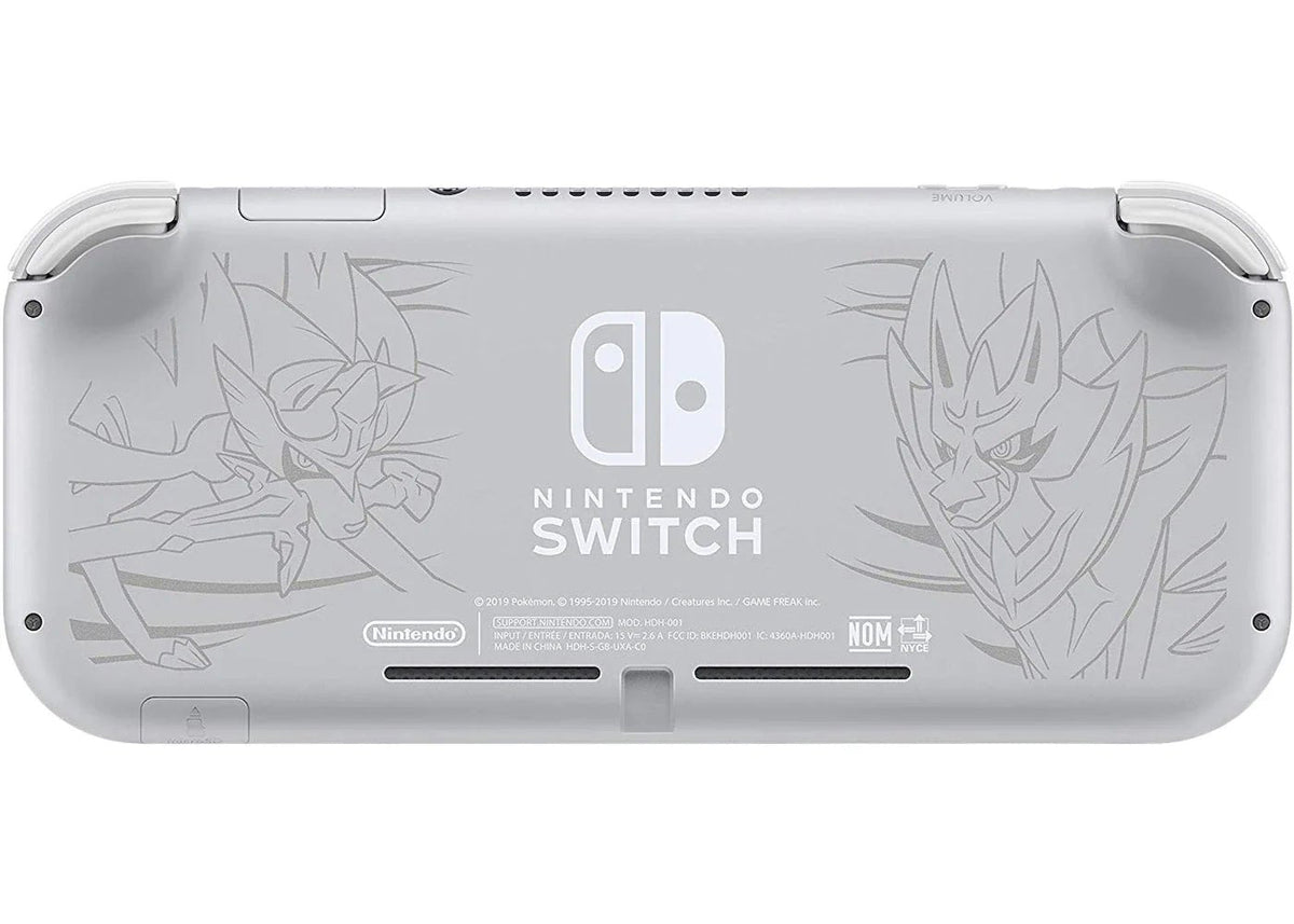Nintendo Switch Lite Zacian and Zamazenta Pokemon Edition Gray - US Charger (HDHSGBZAA) - Prioka