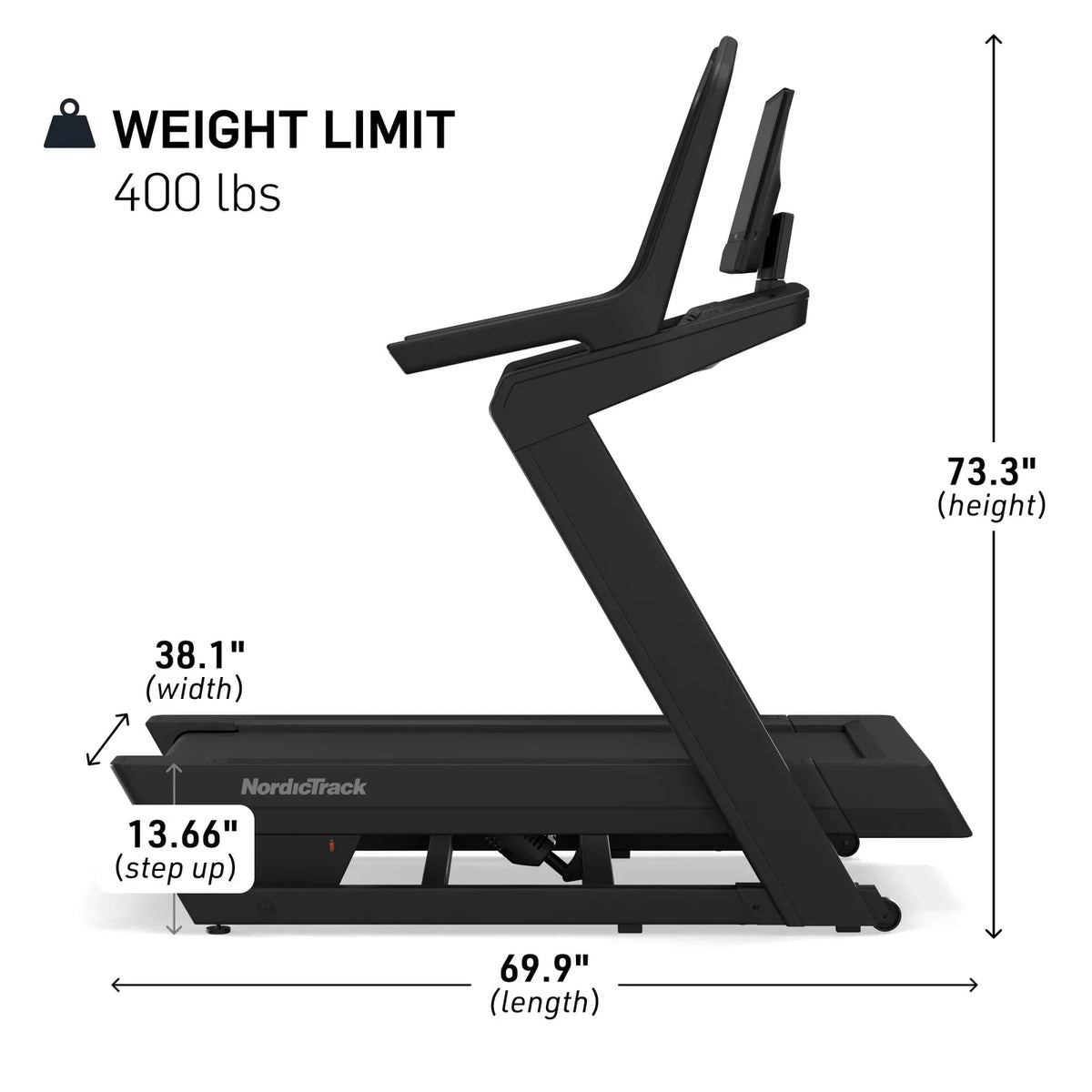 NordicTrack X24 Incline Trainers Treadmills - Prioka
