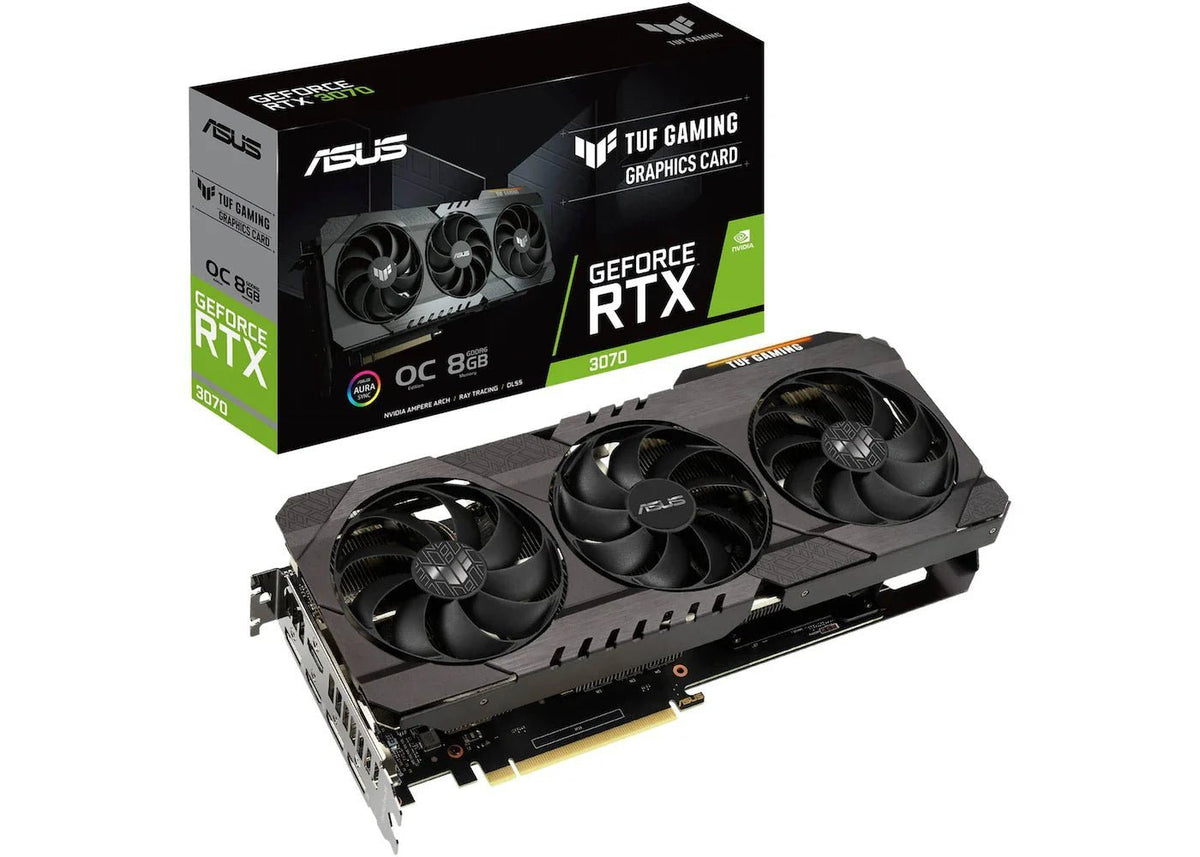 NVIDIA ASUS TUF Gaming GeForce RTX 3070 Graphics Card (TUF-RTX3070-O8G-GAMING) - Prioka
