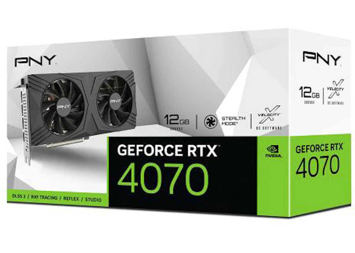 NVIDIA PNY GeForce RTX 4070 VERTO 12GB Graphics Card VCG407012DFXPB1 - Prioka