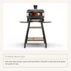 Dome Propane Outdoor Pizza Oven in Off-Black