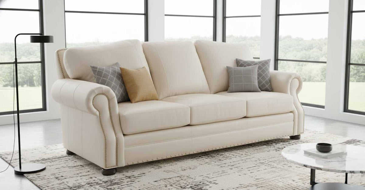 Oklahoma Leather Sofa - Prioka