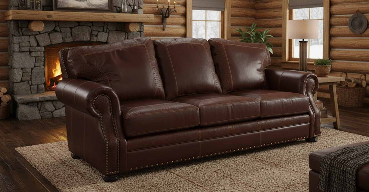 Oklahoma Leather Sofa - Prioka