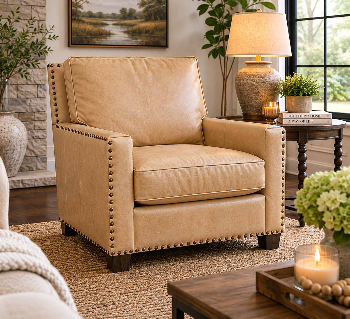 Ora Leather Chair - Prioka
