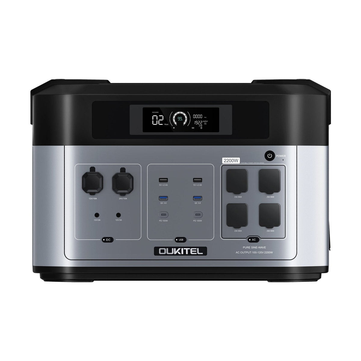 OUKITEL BP2000+400W Solar Generator - Prioka