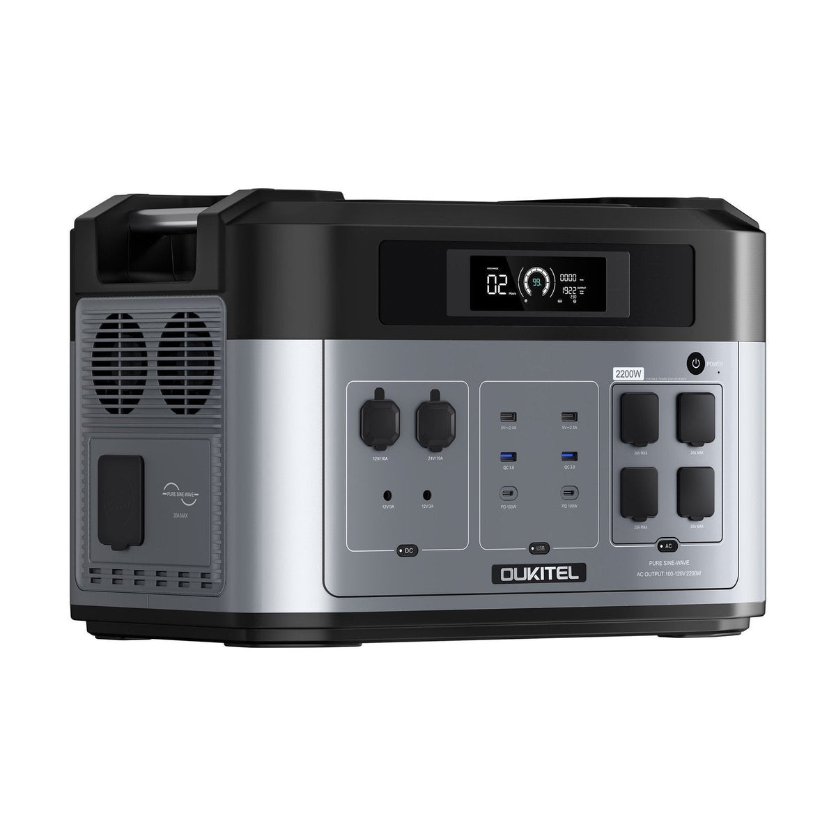 OUKITEL BP2000+400W Solar Generator - Prioka