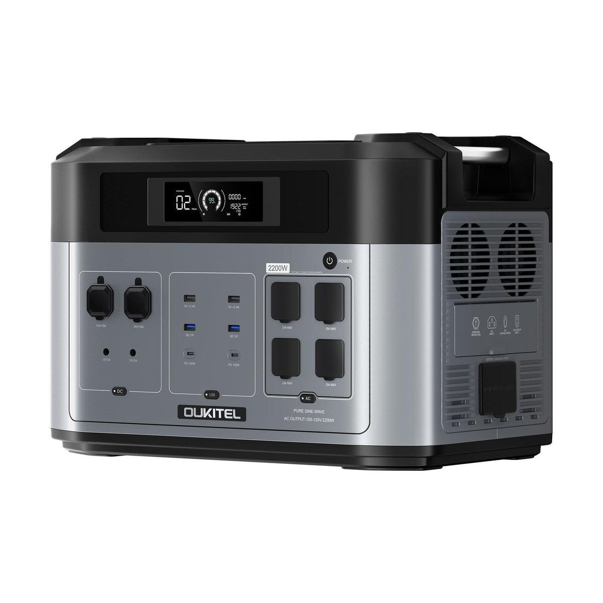 OUKITEL BP2000+400W Solar Generator - Prioka