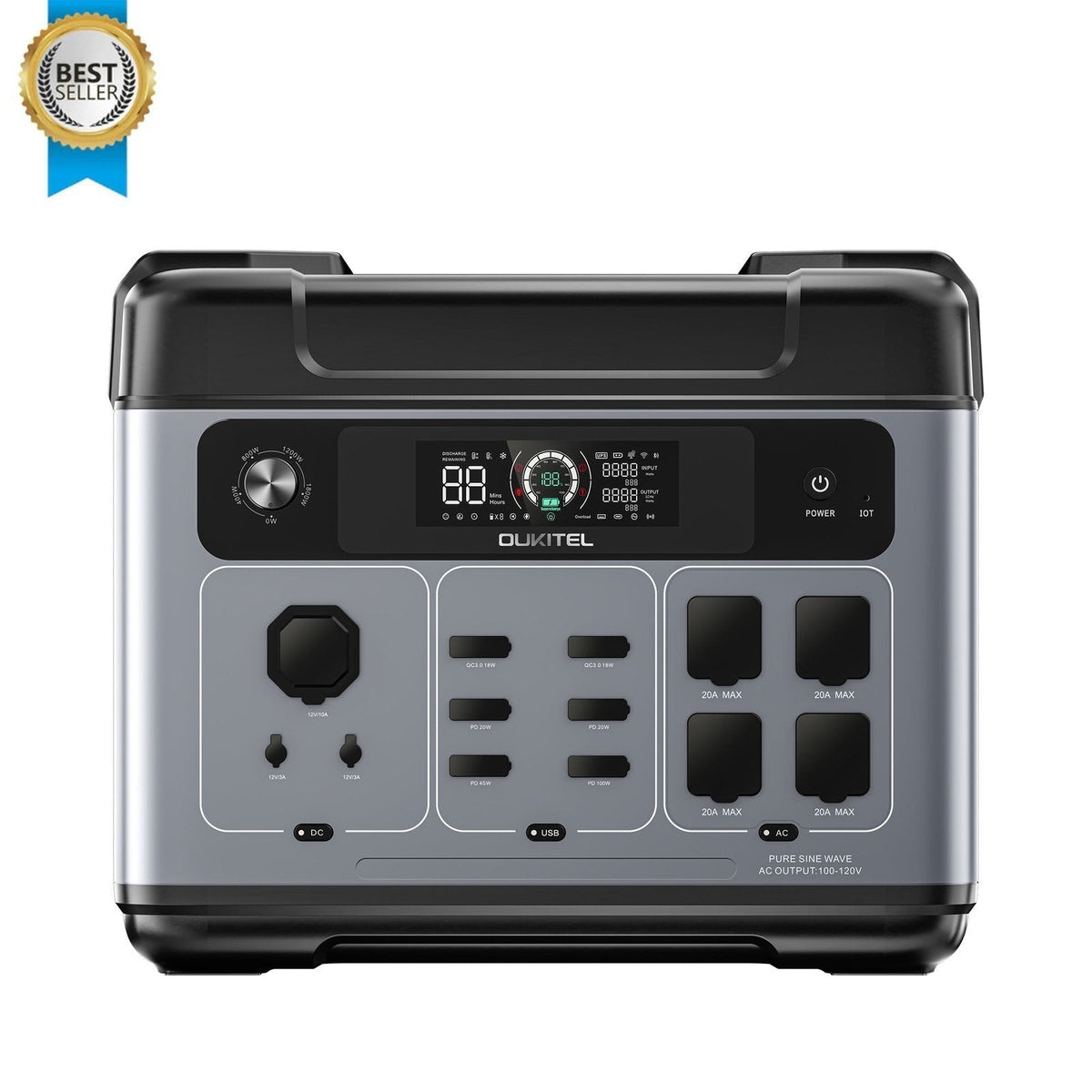 OUKITEL P2001 Portable Power Station 2000W/2000Wh - Prioka