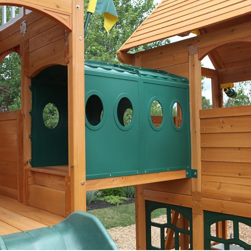 Paramount Wooden Swing Set / Playset - Prioka