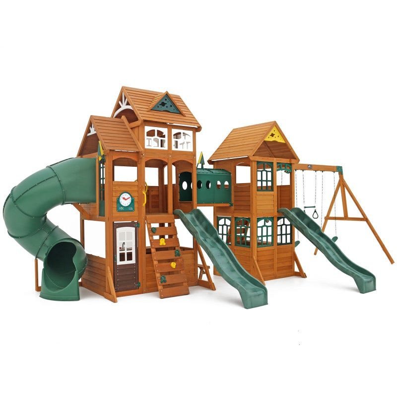Paramount Wooden Swing Set / Playset - Prioka