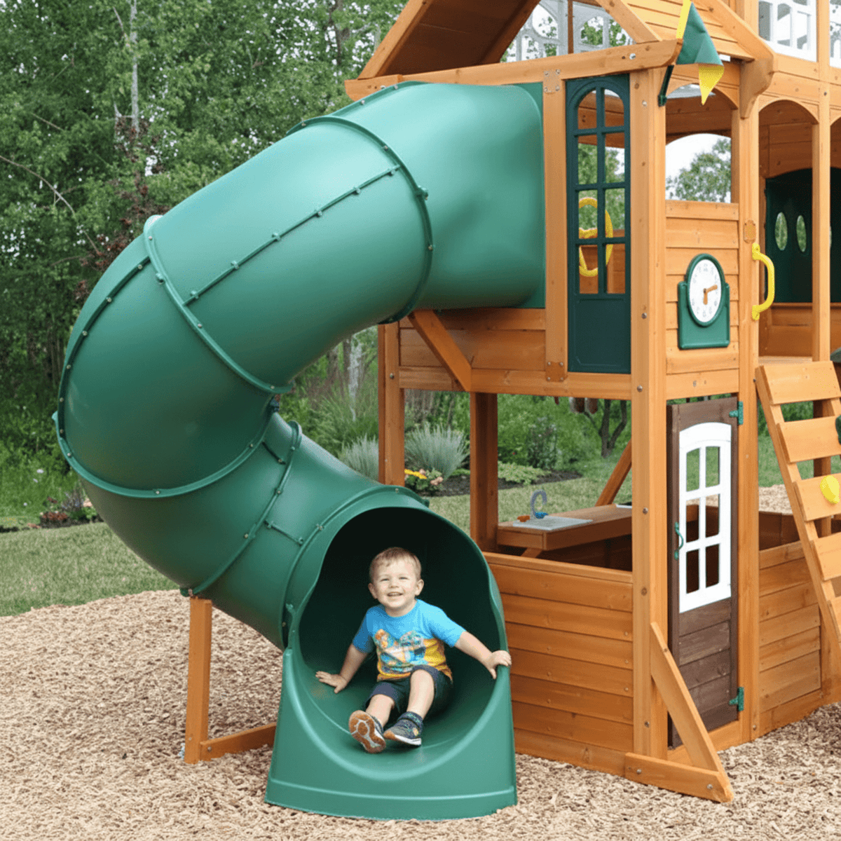 Paramount Wooden Swing Set / Playset - Prioka