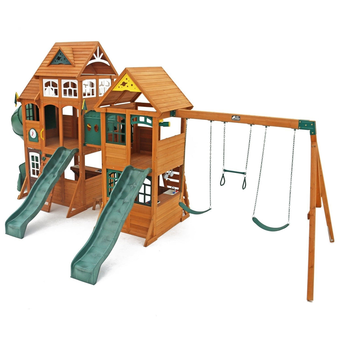 Paramount Wooden Swing Set / Playset - Prioka