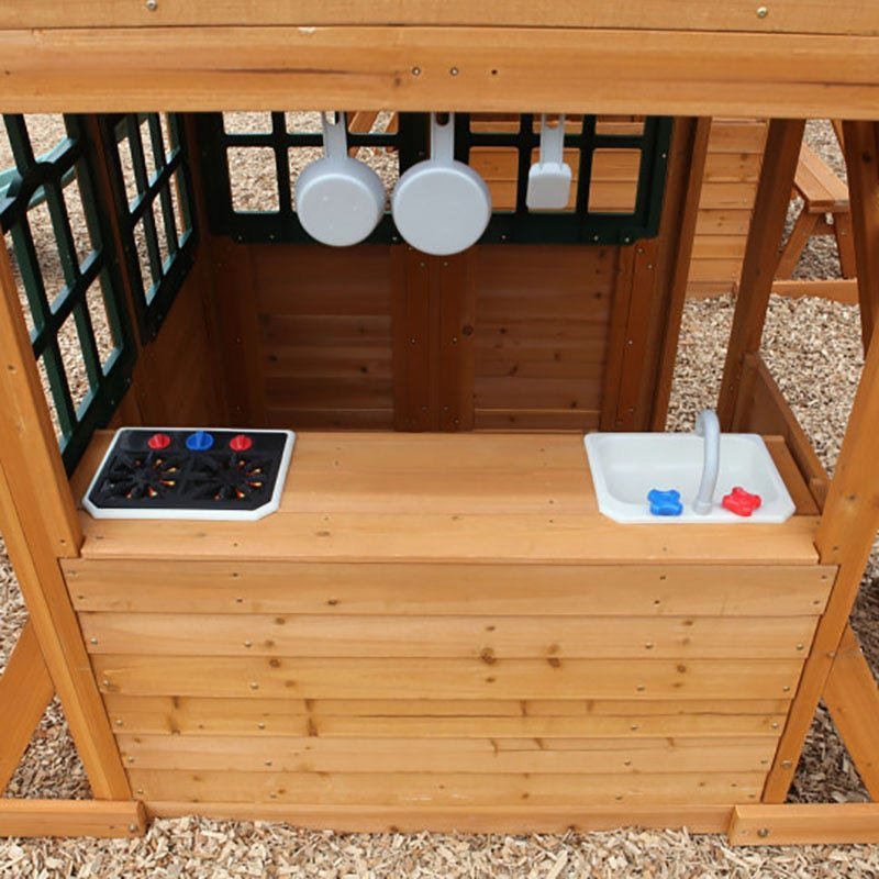 Paramount Wooden Swing Set / Playset - Prioka
