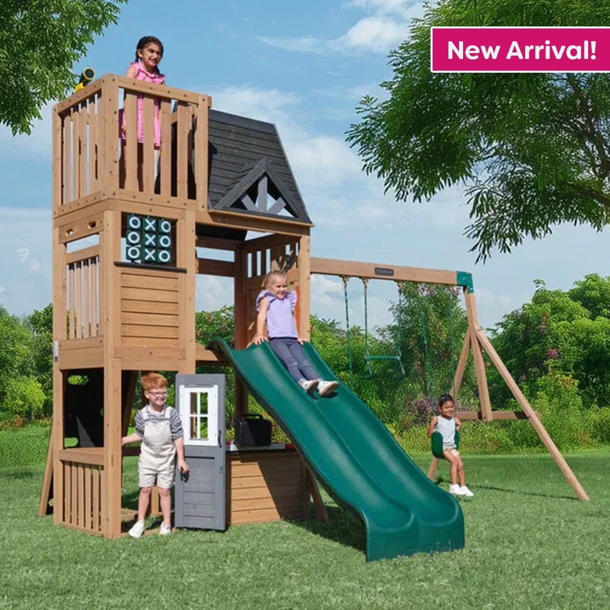 Parkwood Post Swing Set – Installation Available - Prioka
