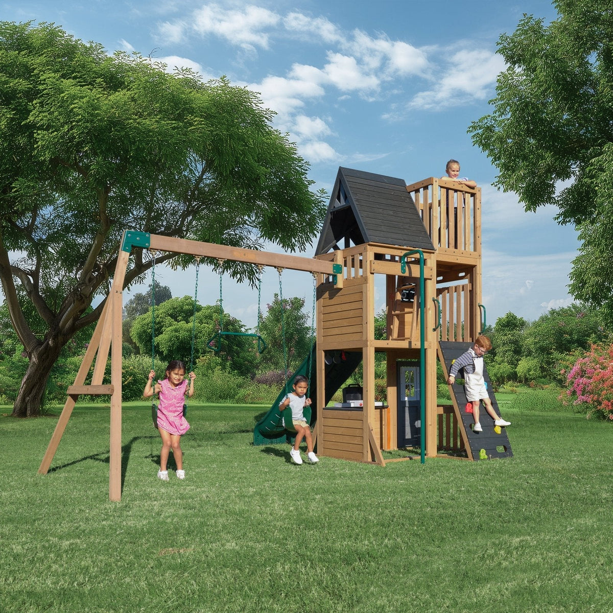 Parkwood Post Swing Set – Installation Available - Prioka