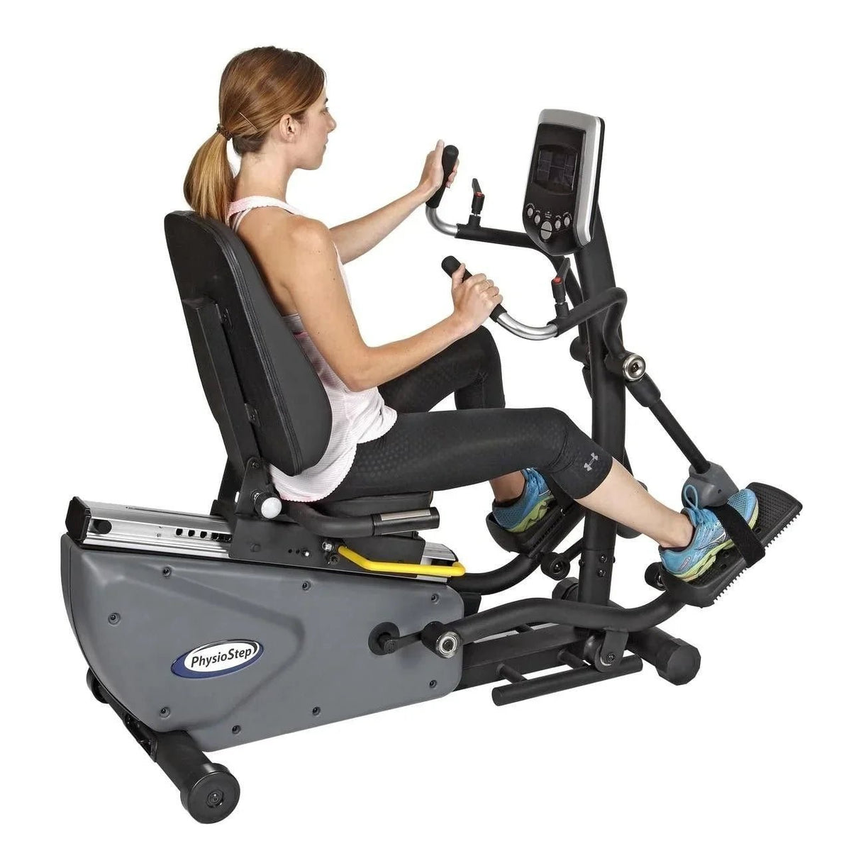 PhysioStep HXT Compact Recumbent Elliptical Cross Trainer with Fixed Seats. - Prioka