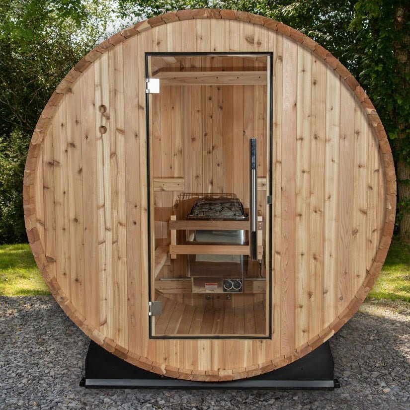 Pinnacle 4 Person Barrel Sauna - Prioka