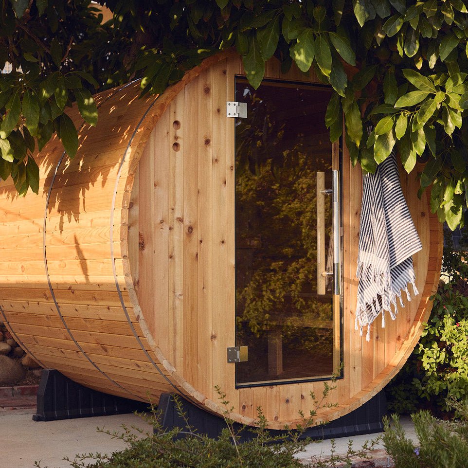 Pinnacle 4 Person Barrel Sauna - Prioka