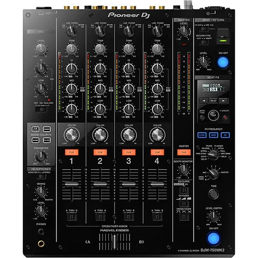Pioneer DJ DJM-750MK2 4-Channels DJ Mixer With Effects and rekordboxs - Prioka