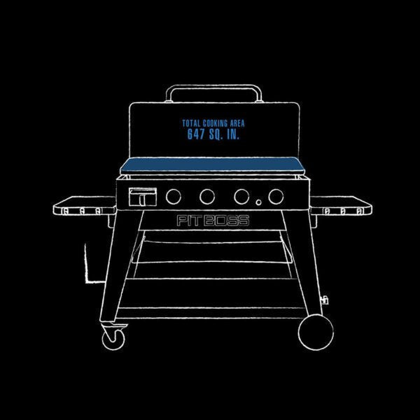Pit Boss 4-Burner Ultimate Lift-Off Griddle – Versatile and Powerful Outdoor Cooking - Prioka