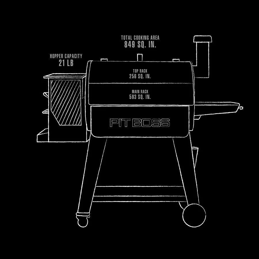 Pit Boss 850 Competition Series Pellet Grill - Prioka