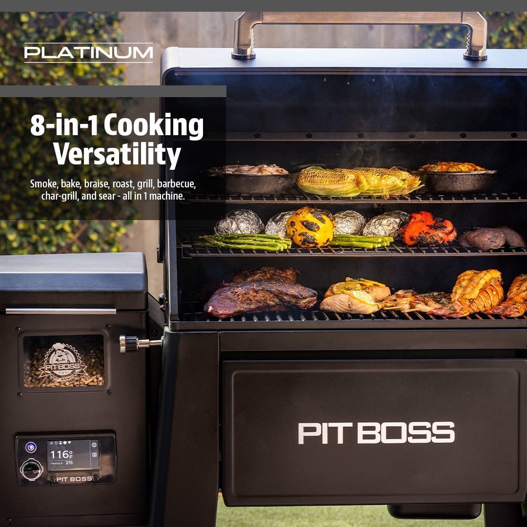 Pit Boss Platinum 1250 Connected Wood Pellet Grills - Prioka