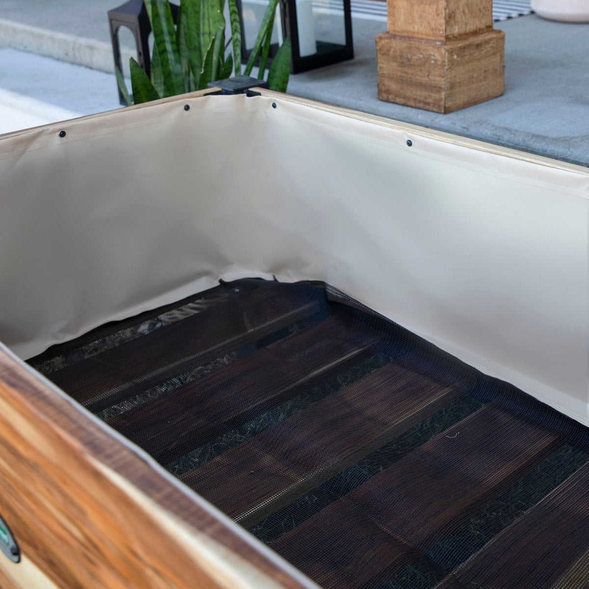 Planter 100% Authentic Teak Wood - Prioka