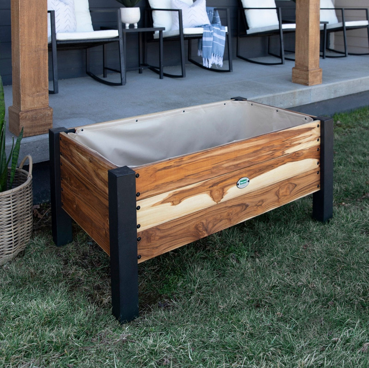 Planter 100% Authentic Teak Wood - Prioka