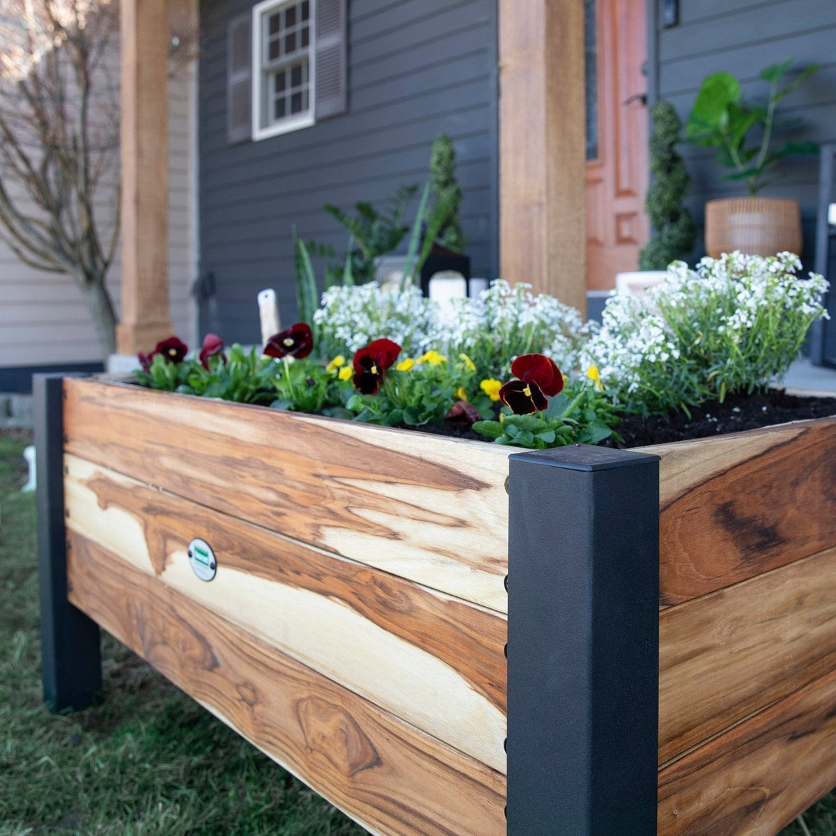 Planter 100% Authentic Teak Wood - Prioka