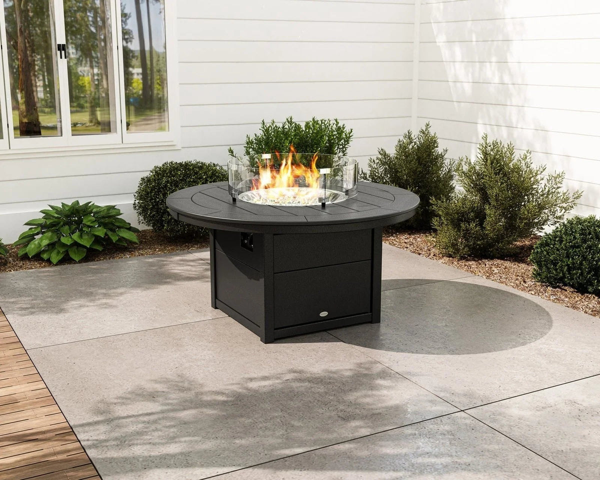 POLYWOOD 48″ Round Fire Pits Tables - Prioka