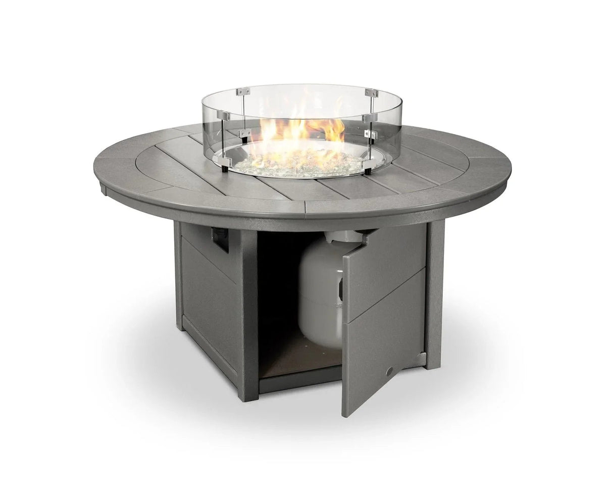POLYWOOD 48″ Round Fire Pits Tables - Prioka