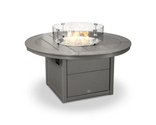 POLYWOOD 48″ Round Fire Pits Tables - Prioka