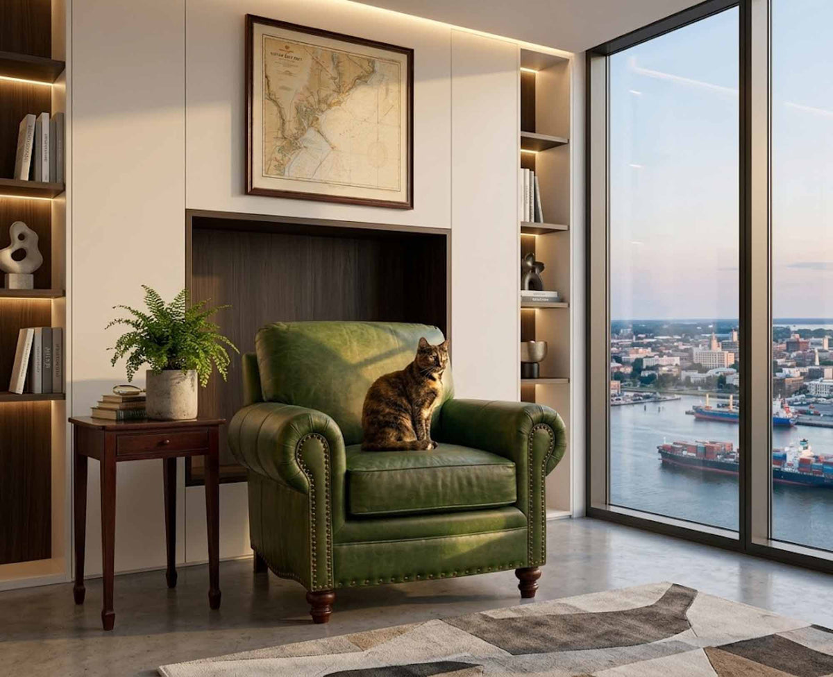 Port Leather Chair - Prioka
