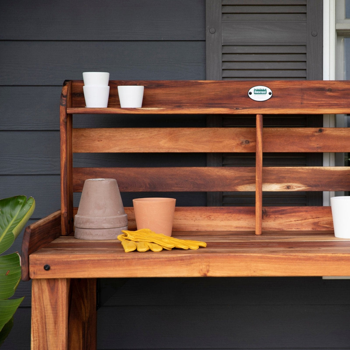 Potting Table/Bench/Serving Bar - Acacia Wood - Prioka