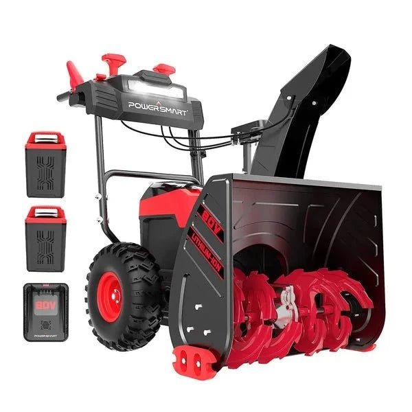 Powersmart 24-Inch 80V Cordless Battery Snow Blowers - Prioka