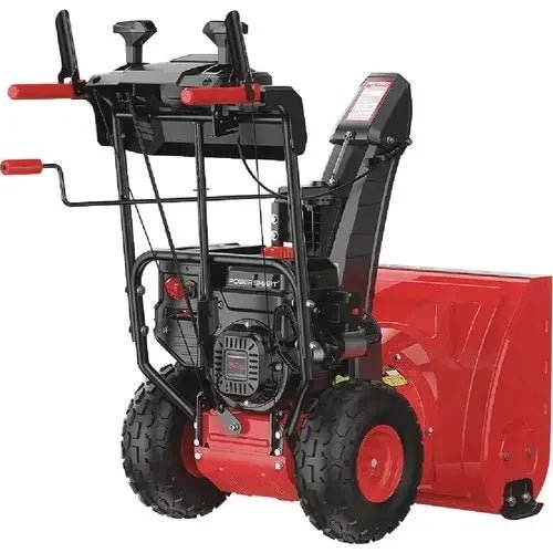 PowerSmart 26” 212cc Two Stage Gas Self Propelled Snow Blower with Electric Starts - Prioka
