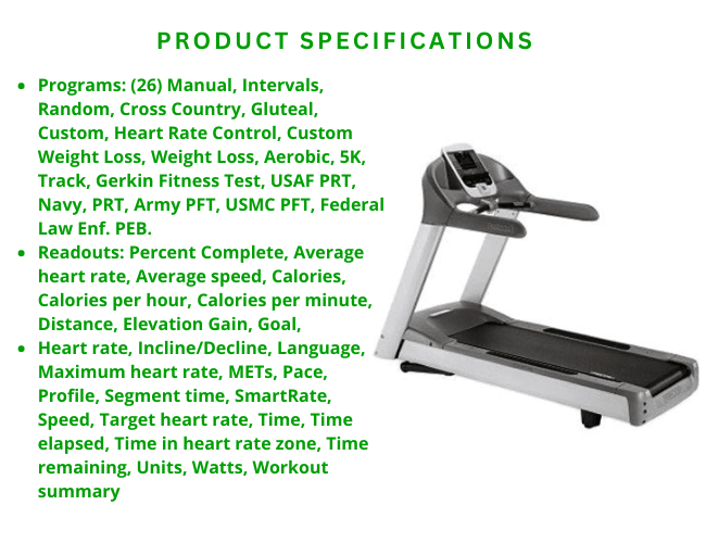 Precor 956i Experience Treadmill - Prioka