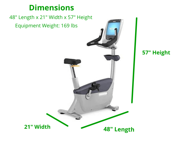 Precor UBK885 Upright Bike - Prioka