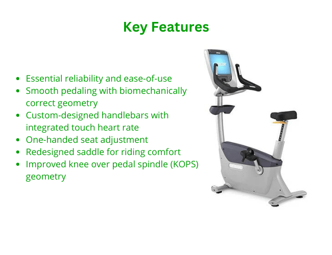 Precor UBK885 Upright Bike - Prioka