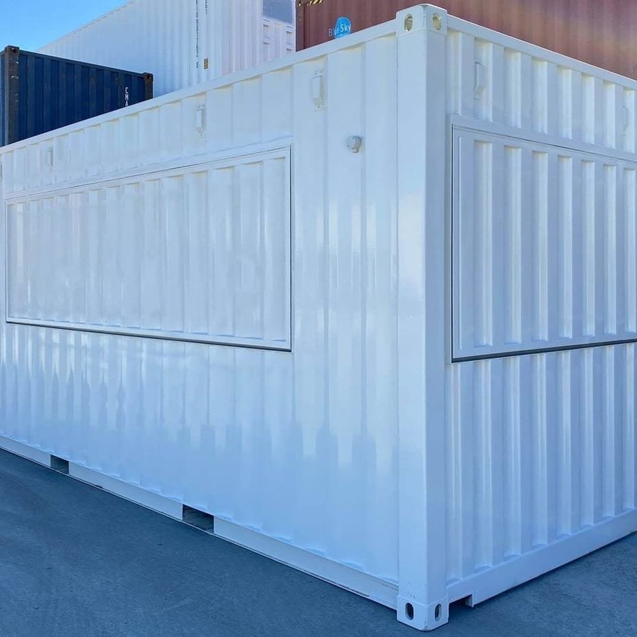 20FT standard kiosk/cafe containers