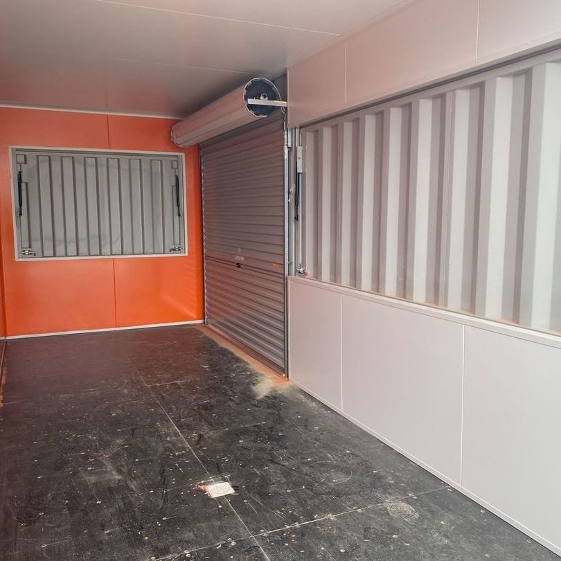 20FT Custom Orange Canteen Container