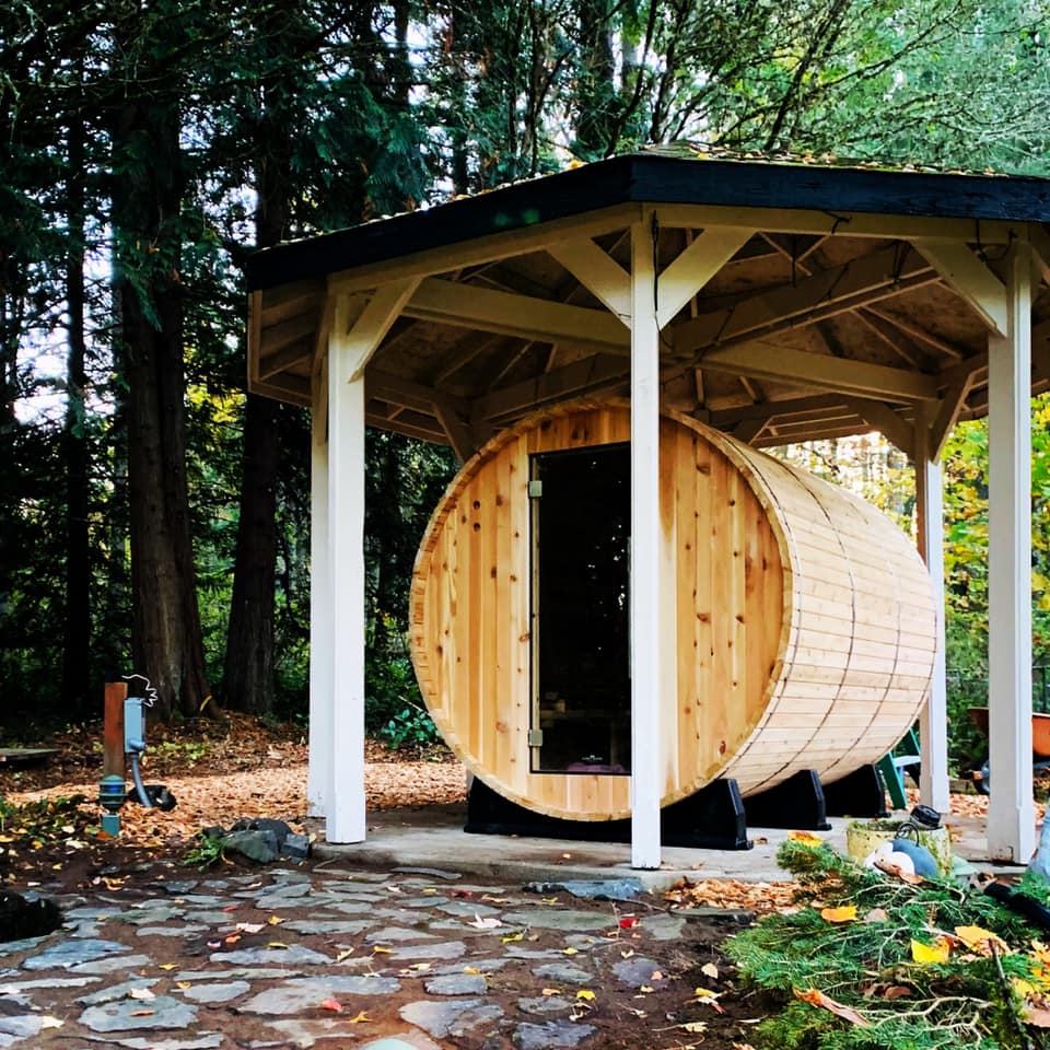 Princeton 6 Person Barrel Sauna - Prioka