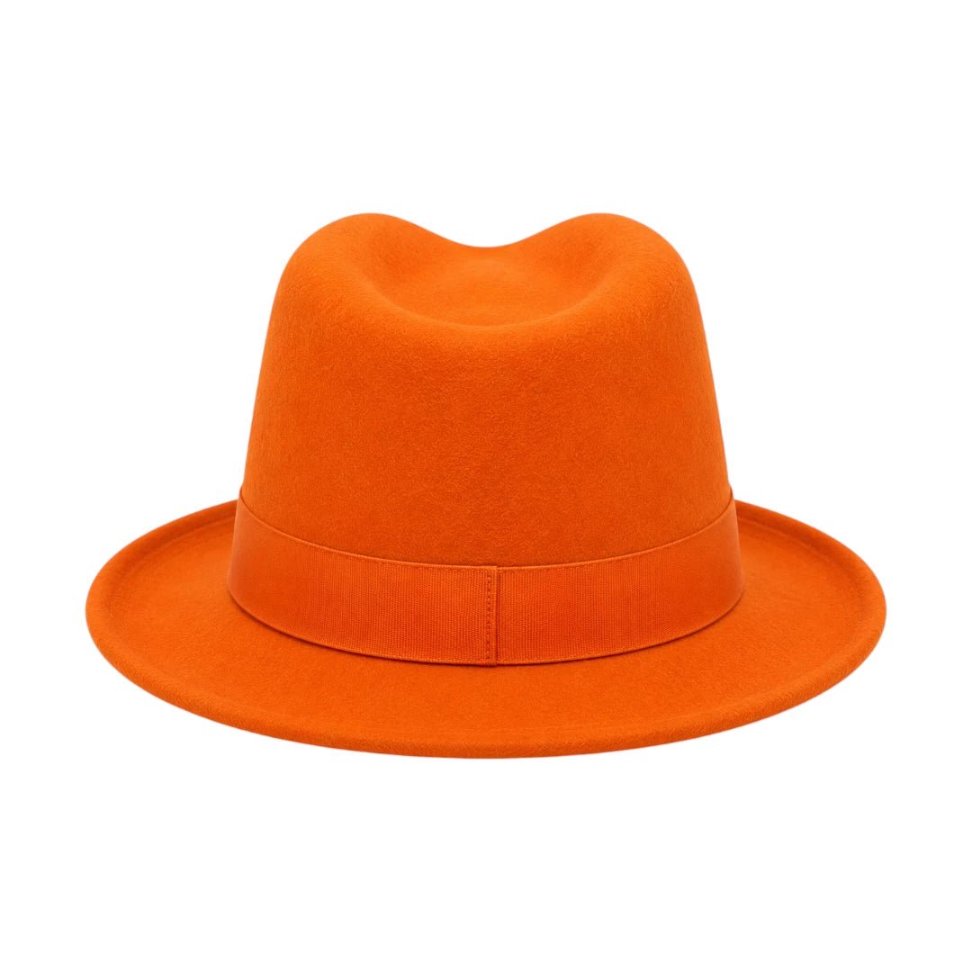 PRIOKA Classic Orange Fedora Hat - Prioka