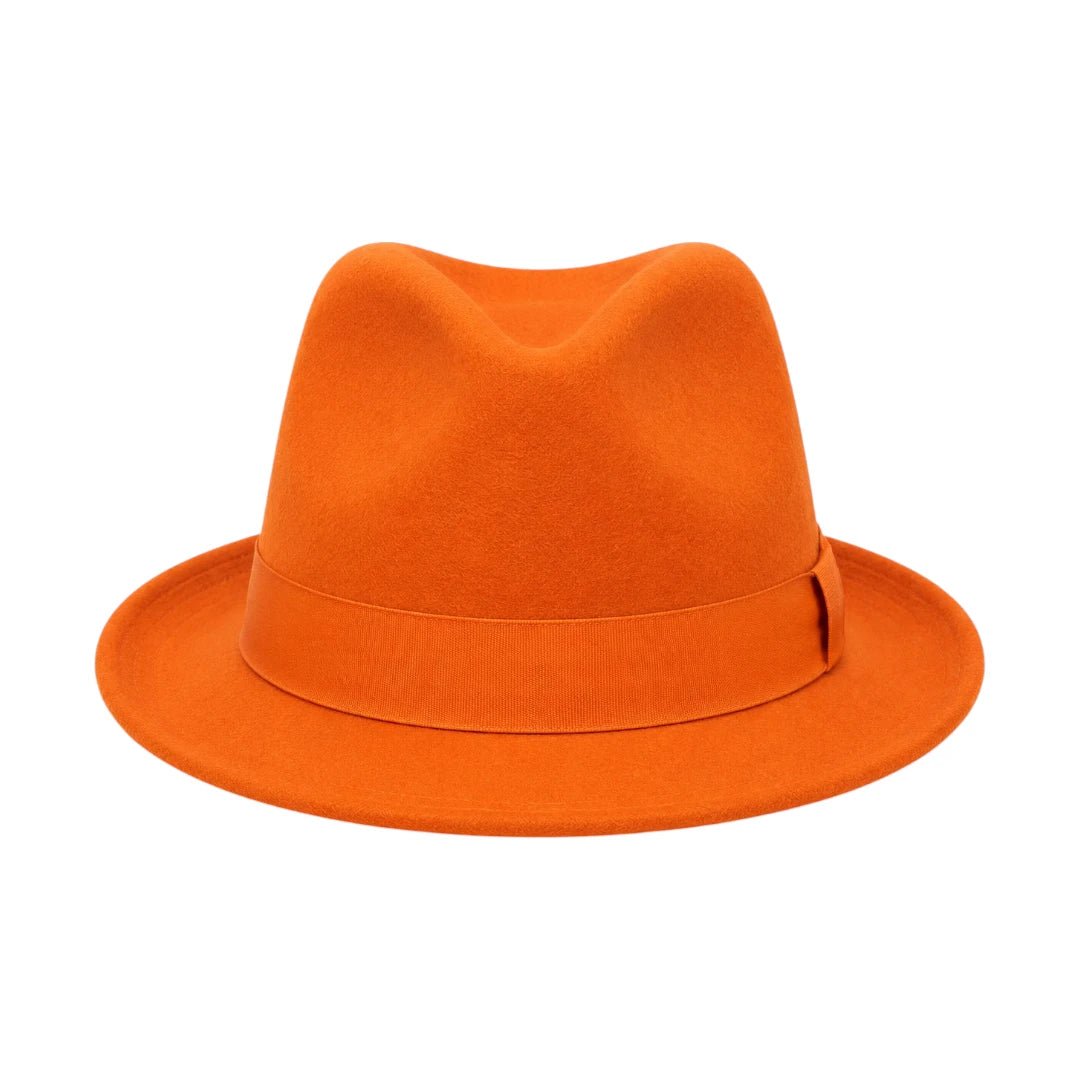 PRIOKA Classic Orange Fedora Hat - Prioka