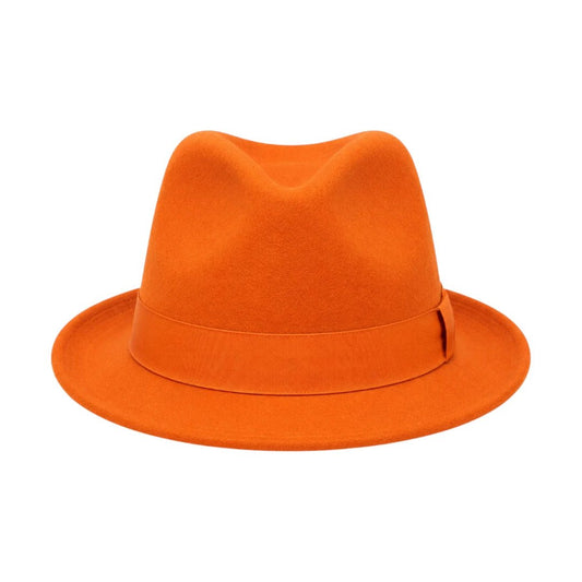 PRIOKA Classic Orange Fedora Hat - Prioka